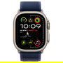 Apple Watch Ultra 2 GPS + Cellular 49mm Caja de Titanio Natural con Correa Trail Loop Azul - S/M