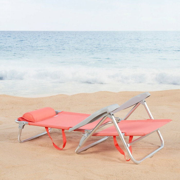 Silla Plegable Aktive 47 x 82 x 49 cm Flamingo (2 Unidades)