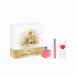 Nina Ricci Nina Edt Vapo 50 mL + Body 75 mL + Edt 10 mL Set de Perfume para Mujer