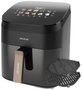 Cecotec Cecofry&Grill Smokin' 6500 Freidora de aire caliente 6,5 L, 2200 W, Negro/Marrón