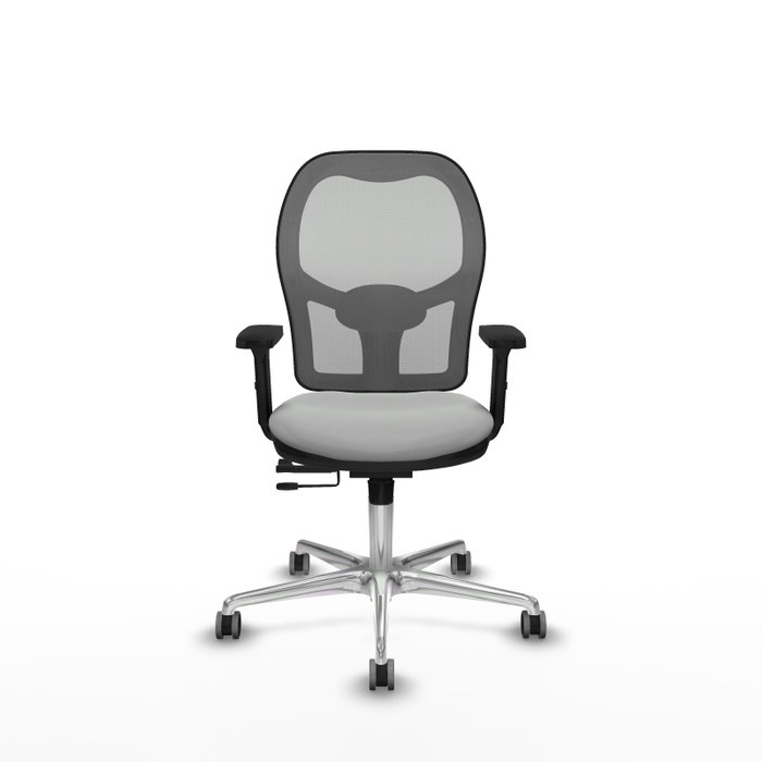 PIQUERAS Y CRESPO Silla de oficina Jorquera Gris con mecanismo Sincro/Traslack