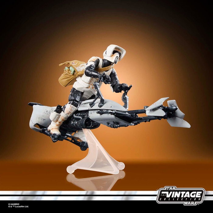 Hasbro Figura Speeder Bike Scout Trooper & Grogu The Mandalorian Star Wars 9cm Hasbro Figura Speeder Bike Scout Trooper & Grogu The Mandalorian Star Wars 9cm