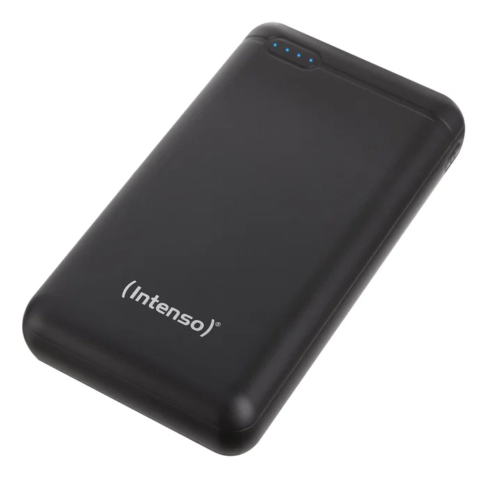 Intenso XS20000 Power Bank de 20000 mAh, Batería Externa Negro con Conector USB-C y Cable USB-A a USB-C Incluido