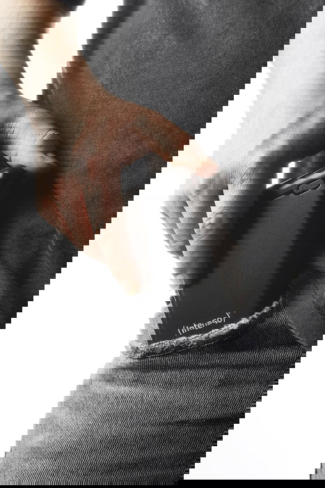 Intenso XS20000 Power Bank de 20000 mAh, Batería Externa Negro con Conector USB-C y Cable USB-A a USB-C Incluido