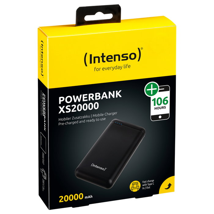 Intenso Powerbank XS20000 20000 mAh Negro Intenso Powerbank XS20000 20000 mAh Negro