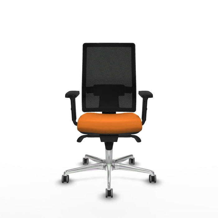 PIQUERAS Y CRESPO Silla de oficina Horna Naranja y Negro