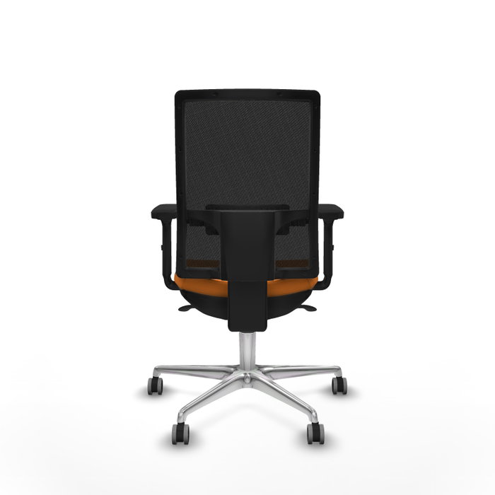 PIQUERAS Y CRESPO Silla de oficina Horna Naranja y Negro