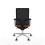 PIQUERAS Y CRESPO Silla de oficina Horna Naranja y Negro