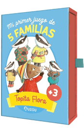 AUZOU EDITIONS, Topita Flora. 5 familias. Juego de cartas