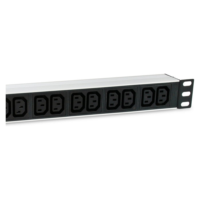Equip Regleta Alimentación Aluminio Rack 19" 1U 12 Tomas IEC C13 con Interruptor Cable 1.8m Equip Regleta Alimentación Aluminio Rack 19" 1U 12 Tomas IEC C13 con Interruptor Cable 1.8m