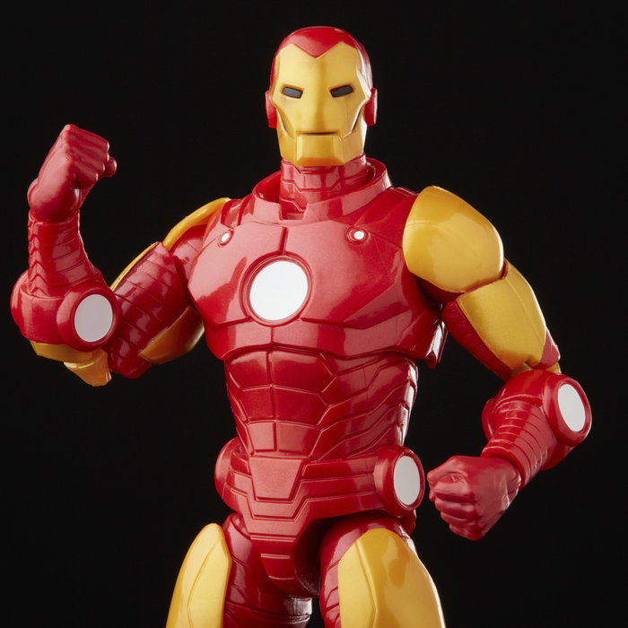 Hasbro Marvel Legends Figura Iron Man MK LXXXV, 15 cm PVC Articulado con Cabeza y Manos Opcionales