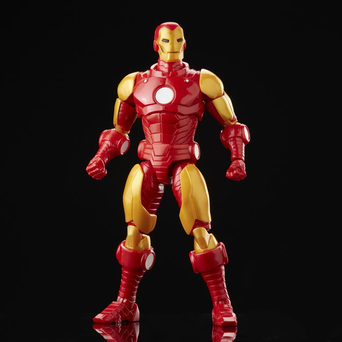 Hasbro Marvel Legends Figura Iron Man MK LXXXV, 15 cm PVC Articulado con Cabeza y Manos Opcionales