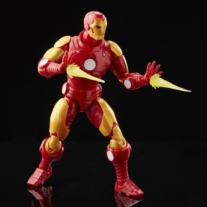 Hasbro Marvel Legends Figura Iron Man MK LXXXV, 15 cm PVC Articulado con Cabeza y Manos Opcionales