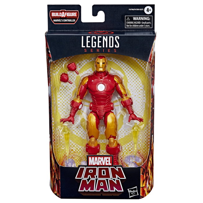 Hasbro Marvel Legends Figura Iron Man MK LXXXV, 15 cm PVC Articulado con Cabeza y Manos Opcionales