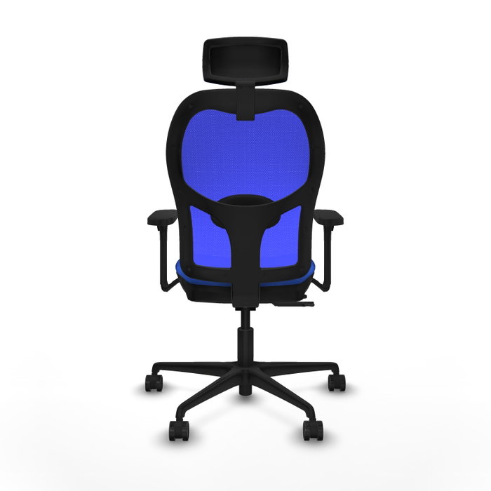 PIQUERAS Y CRESPO Silla de oficina Jorquera Azul con mecanismo Sincro/Traslack