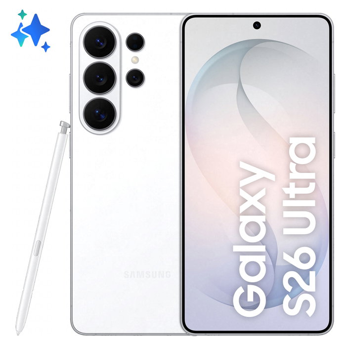 Samsung Galaxy S26 Ultra 12GB RAM 256GB Blanco - Smartphone Libre 5G Samsung Galaxy S26 Ultra 12GB RAM 256GB Blanco - Smartphone Libre 5G