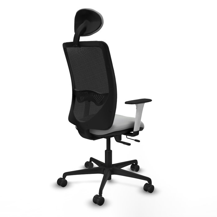 PIQUERAS Y CRESPO Silla de oficina Zulema con mecanismo Sincro/Traslack Gris claro y Negro PIQUERAS Y CRESPO Silla de oficina Zulema con mecanismo Sincro/Traslack Gris claro y Negro