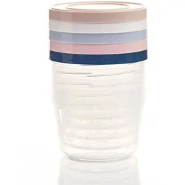 Thermobaby 5 Cajas de Almacenamiento de 250 ml para Conservar y Calentar Comidas Infantiles