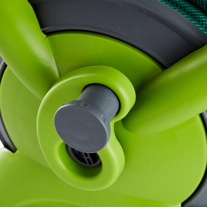 Grouw Carrete con Manguera para 15 Metros con Enrollado Manual y Conectores