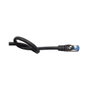GoodConnections Cat.6A Patchkabel SmartFLEX HF 0,25m Negro