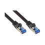 GoodConnections Cat.6A Patchkabel SmartFLEX HF 0,25m Negro