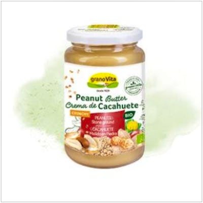 GRANOVITA Crema De Cacahuete Crunchy 350Gr. Bio Ecológica Sin Gluten GRANOVITA Crema De Cacahuete Crunchy 350Gr. Bio Ecológica Sin Gluten