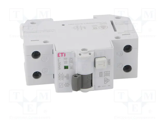 ETI POLAM RCBO KZS-2M AC B10/0.03 2 Polos