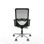 PIQUERAS Y CRESPO Silla de oficina Zulema con mecanismo Sincro/Traslack, Verde y Blanco