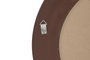 DKD Home Decor Espejo de Madera Negro 88x88x5 cm