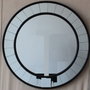 DKD Home Decor Espejo de Madera Negro 88x88x5 cm