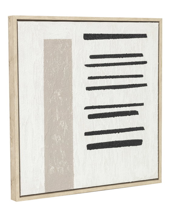 DKD Home Decor Set de 4 Cuadros de Lienzo Pintados a Mano 40x40x2,5 cm