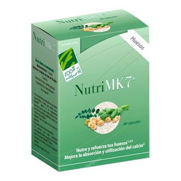CIEN POR CIEN NATURAL Nutrimk7 Huesos 60 Capsulas Calcio Vitamina K2 Vitamina D3 para Huesos