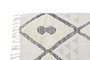 DKD Home Decor Alfombra de Algodón con Rombos Beige 200x290 cm