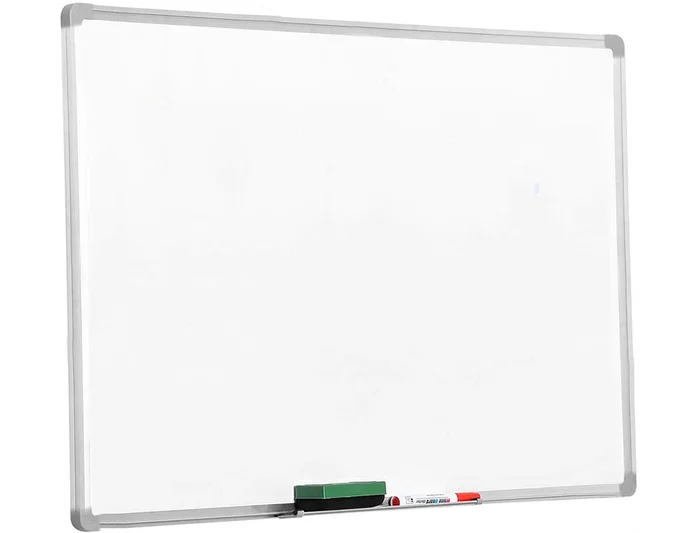 Q-connect Pizarra Blanca Laminada Marco Aluminio 150x100 cm