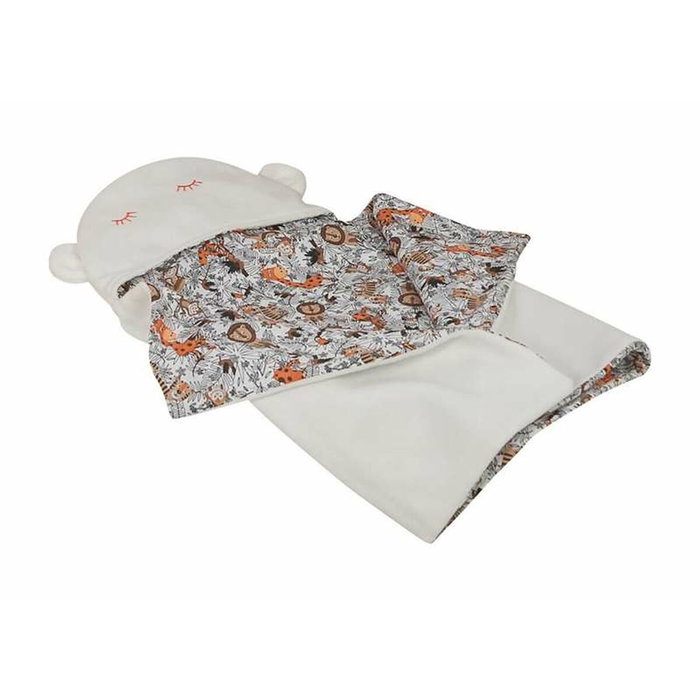 Creaciones Llopis Manta Capucha Reversible Jungle 90 x 66 cm