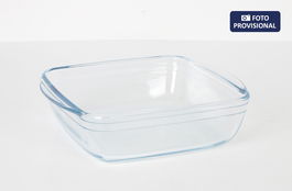 Quttin Fuente Vidrio Honda Cuadrada 25x22 cm 2.2 L (8 Unidades)