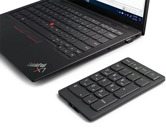 Lenovo 4Y41C33791 Teclado Numérico Inalámbrico RF/2.4 GHz Universal, 21 Teclas, Táctil, Batería, Gris