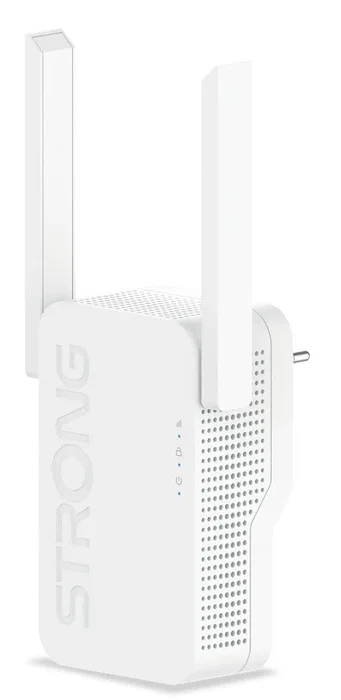 Strong REPEATERAX 1800 Repetidor Wi-Fi 6 (802.11ax) de 1800 Mbps, Amplificador de Señal con 2 Antenas, Blanco