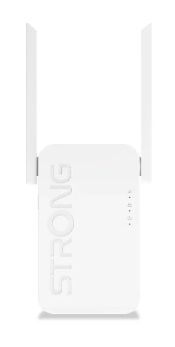 Strong REPEATERAX 1800 Repetidor Wi-Fi 6 (802.11ax) de 1800 Mbps, Amplificador de Señal con 2 Antenas, Blanco