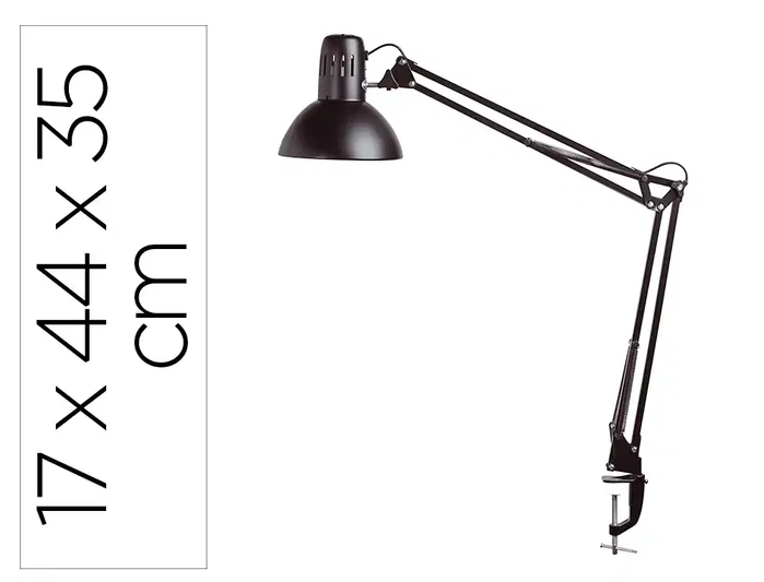 Maul Lámpara de escritorio metal 57W doble brazo negro Maul Lámpara de escritorio metal 57W doble brazo negro