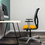 PIQUERAS Y CRESPO Silla de oficina Motilla con mecanismo Sincro Gris