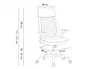 Q-connect Silla Direccion Bergamo Malla/Similpiel Negro, Altura Max 1210mm, Anchura 520mm, Profundidad 480mm, Ruedas Premium