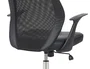Q-connect Silla Direccion Bergamo Malla/Similpiel Negro, Altura Max 1210mm, Anchura 520mm, Profundidad 480mm, Ruedas Premium
