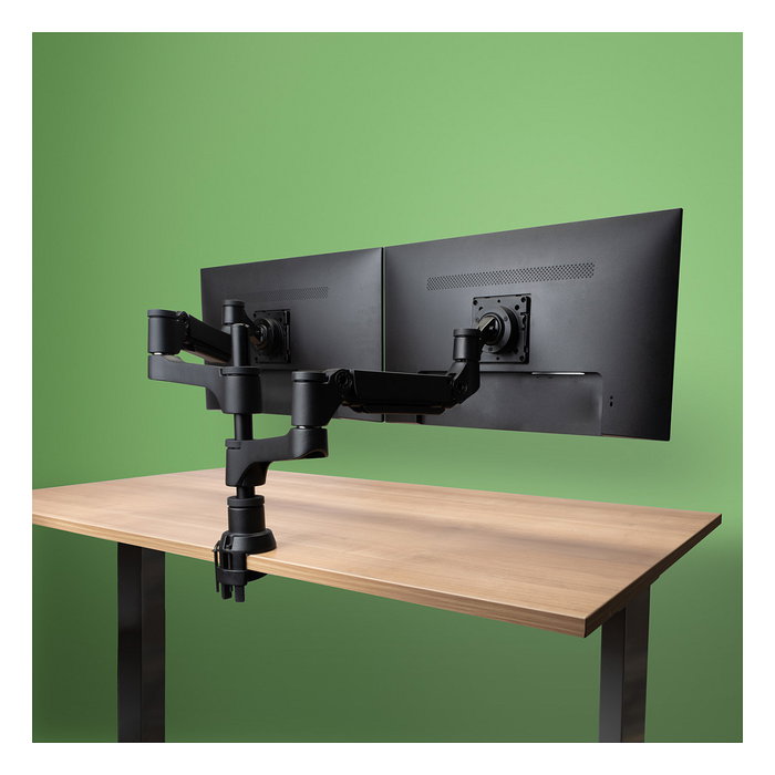 R-Go Tools R-Go Caparo 4 D2 Brazo de Monitor Dual con Resorte de Gas