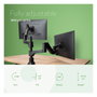 R-Go Tools R-Go Caparo 4 D2 Brazo de Monitor Dual con Resorte de Gas