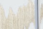 DKD Home Decor Cuadro Abstracto Blanco Dorado Lienzo MDF 120 x 60 x 3 cm (2 Unidades)