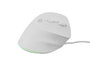 Natec Crake 2 Pro Ratón Vertical Alámbrico Óptico 12800 DPI 6 Botones Blanco