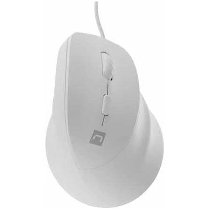 Natec Crake 2 Pro Ratón Vertical Blanco