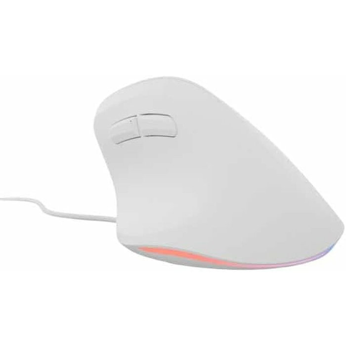 Natec Crake 2 Pro Ratón Vertical Blanco
