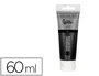 Liderpapel Pintura acrílica en tubo de plástico de 60 ml color Negro marfil